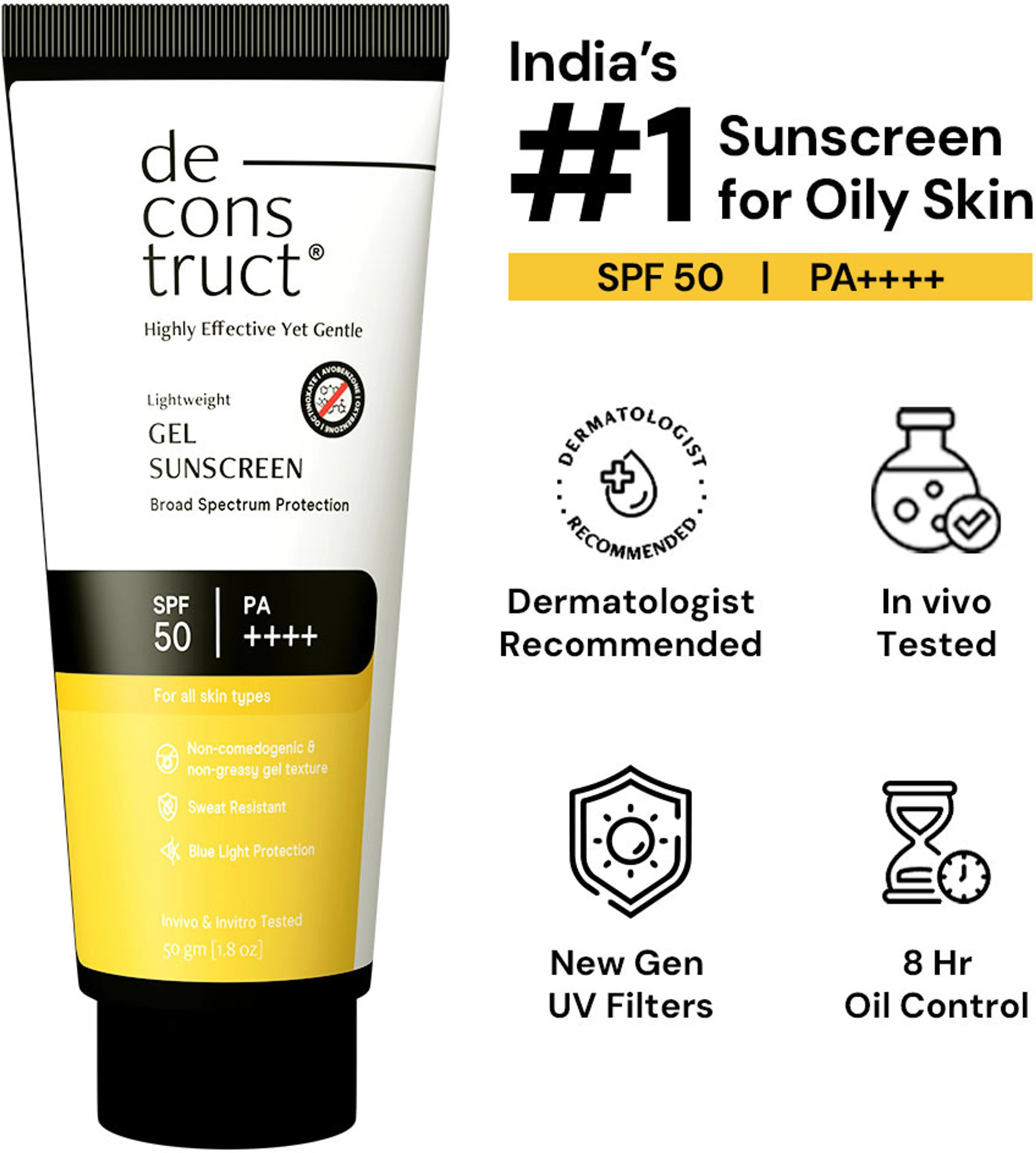 Gel Sunscreen SPF 50+ PA+++