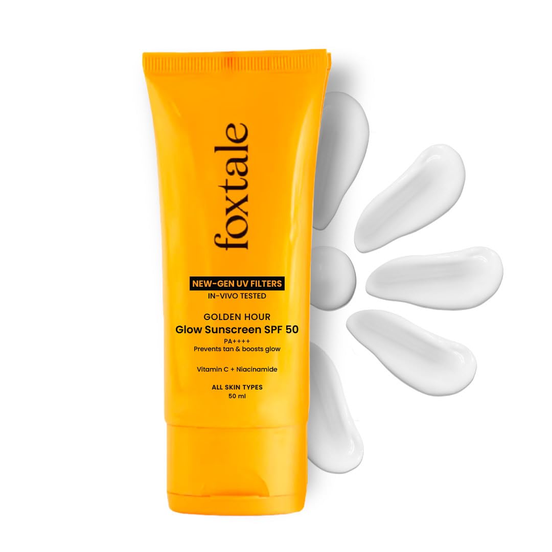 Glow Sunscreen SPF 50 PA++++ With Vitamin C & Niacinamide